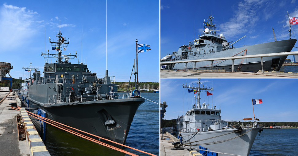 Klaipėdos uoste vieši NATO priešmininių laivų grupė: Lietuva rengiasi perimti vadovavimą