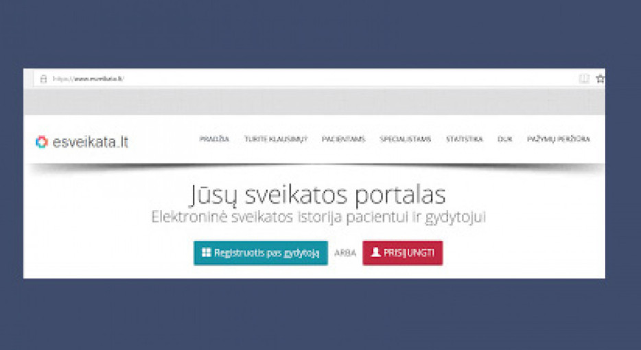 Fiksuojami sutrikimai e. sveikatos sistemoje