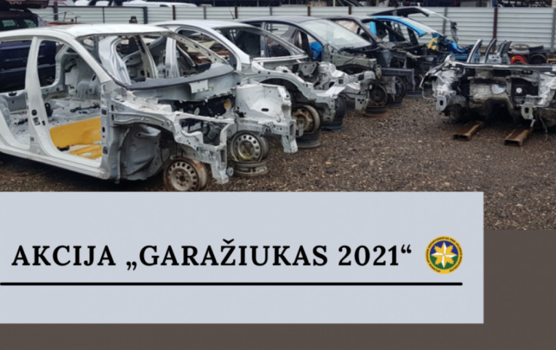 Balandžio 1-ąją aplinkosaugininkai pradeda akciją „Garažiukas 2021“
