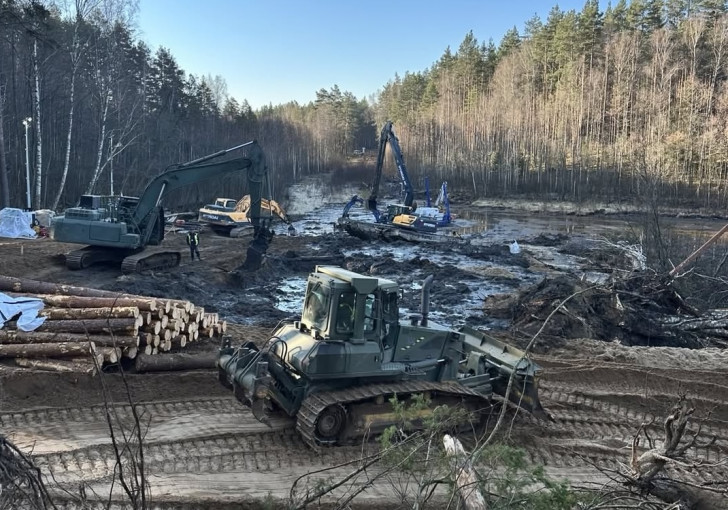 Šakalienė: Pabradėje iš pelkės ištrauktas šaruvotis