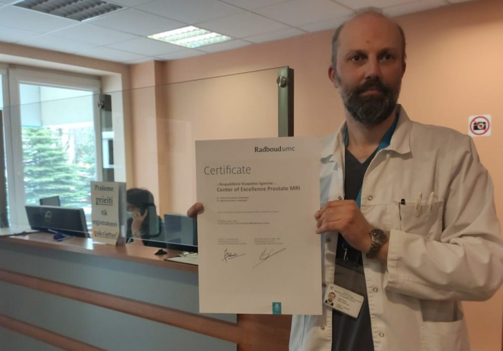 Respublikinės Klaipėdos ligoninės Tomografijos skyrius tapo Prostatos MRT Kompetencijos centru
