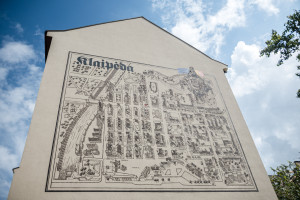 Dovana Klaipėdai - atnaujintas pano "Senamiesčio planas"