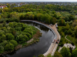 Keičiasi Danės pakrantės: baigiami kranto sutvirtinimo darbai, planuojamos pikniko vietos