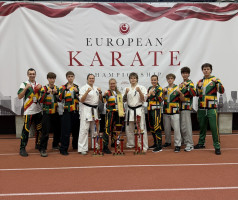 Klaipėdos „Okinavos“ sportininkų sėkmė Europos čempionate: iš Rygos grįžo su aukso, sidabro ir bronzos medaliais