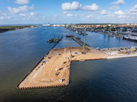 Kruizinių laivų terminalo statybos: sparčiai gimsta nauja pasimatymų su laivais ir vandeniu erdvė