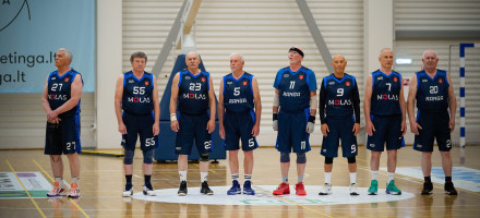 Lietuvos legendų krepšinio čempionato finale triumfavo Klaipėdos „Molas“ – įspūdinga pergalė ir aukso medaliai